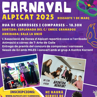 Carnaval d'Alpicat, 2025