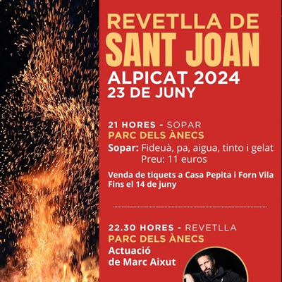 Revetlla de Sant Joan a Alpicat, 2024