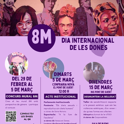 8M, Dia Internacional de les Dones al Pont de Suert, Alta Ribagorça, 2024