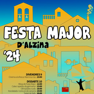 Festa Major d'Alzina, Sant Esteve de la Sarga, Pallars Jussà, 2024