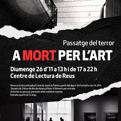 Espectacle 'A mort per l'art', Pasatge del TError de Reus, 2025