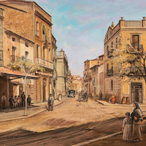 Exposició 'Amposta costumista' de Cèsar Estrany