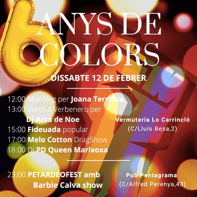6 anys de Colors, Festa d'Aniversari de Colors de Ponent, 2022