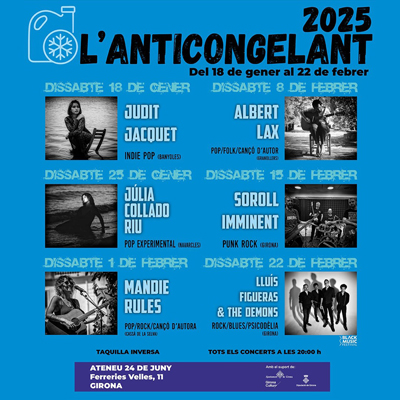 L'Anticongelant, Ateneu 24 de Juny, Girona, 2025