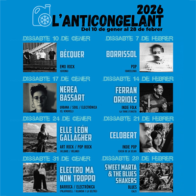 L'Anticongelant, Ateneu 24 de Juny, Girona, 2026