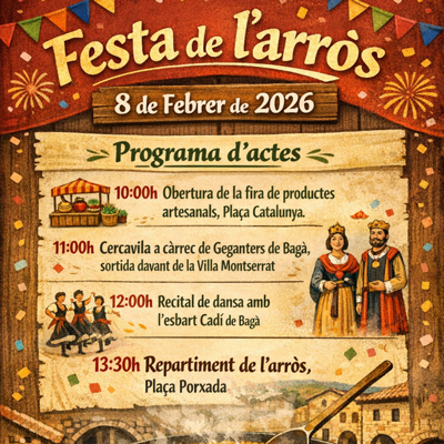 Festa de l'Arròs de Bagà, 2026