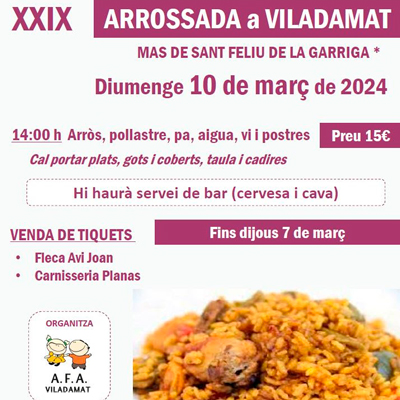 XXIX Arrossada popular - Viladamat 2024