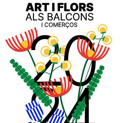 Art i flors als balcons, Alcanar, 2024