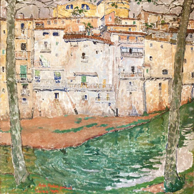 Quadre de l'exposició permanent del Museu d'ARt de Girona