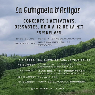 La Guingueta d'Artigar, Espinelves, 2024