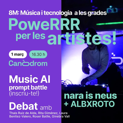 8M: Música i tecnologia a les grades, Barcelona, 2024