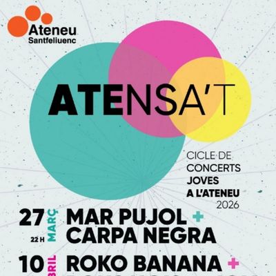 Cicle de concerts 'Atensa't', Atensa't, Atensa't 2026, 2026, 