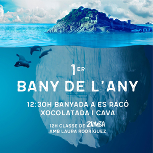 1er bany de l'any a Tossa de Mar, 2020
