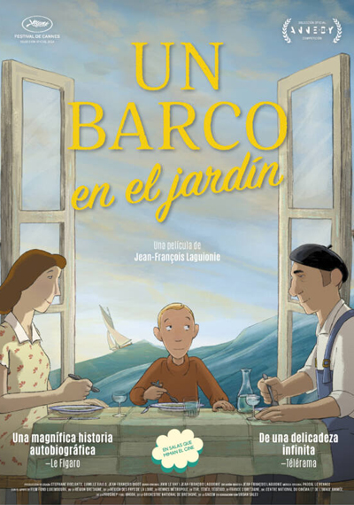 Un barco en el jardín