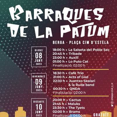 Barraques de la Patum, Berga, 2023