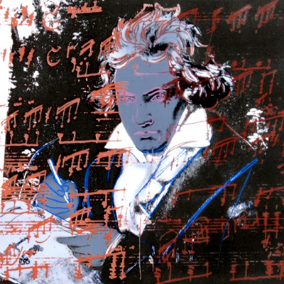 Ludwig van Beethoven, serigrafia d'Andy Warhol