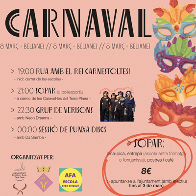 Carnaval a Belianes, 2025