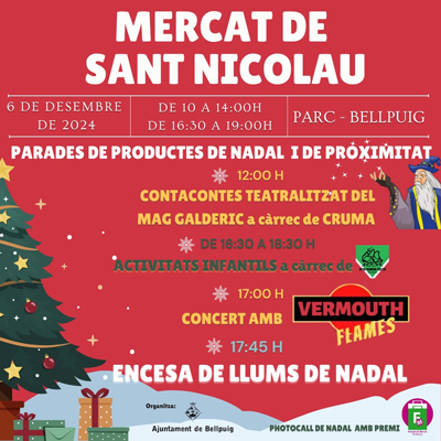 Mercat de Sant Nicolau, Bellpuig, 2024