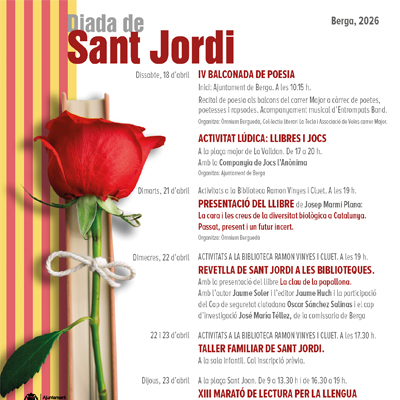Diada de Sant Jordi a Berga