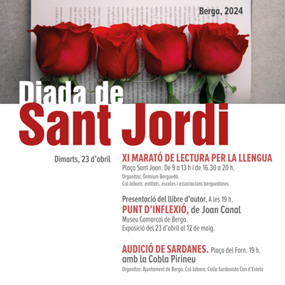 Diada de Sant Jordi a Berga, 2024