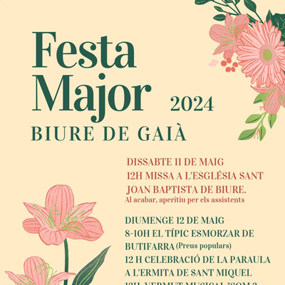 Festa Major de Biure de Gaià, Les Piles, 2024