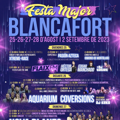 Festa Major de Blancafort, 2023