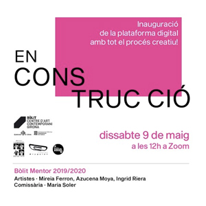 Presentació del bloc 'En Construcció', Bòlit, Girona, 2020