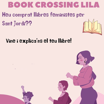 BookCrossing lila, Feministes de Roquetes, 2024