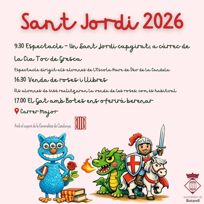 Diada de Sant Jordi a Botarell, 2026