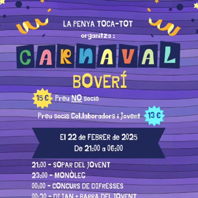 Carnaval de Bovera, 2025