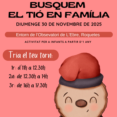 'Busquem el tió en família' - Roquetes 2025