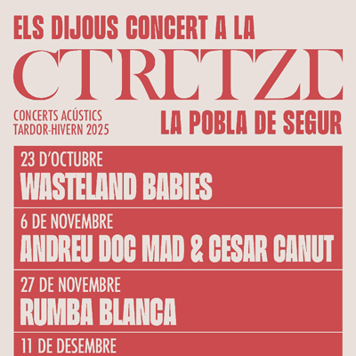 Els dijous concert a la Ctretze, 2025