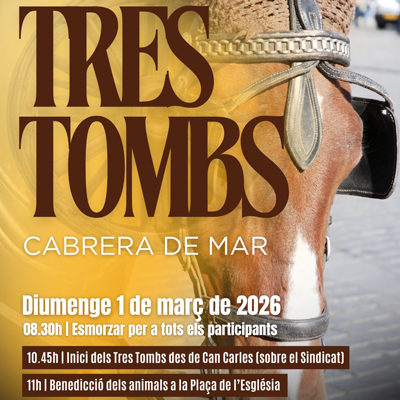 Tres Tombs a Cabrera de Mar, 2026