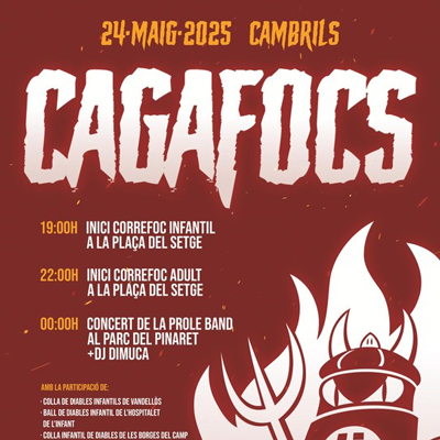 Correfoc Cagafocs, cambrils, 2025