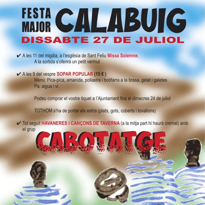 Festa Major de Calabuig, Bàscara, 2024