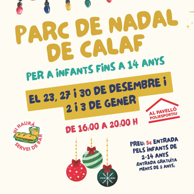 Parc de Nadal de Calaf