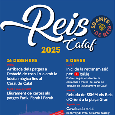 Cavalcada de Reis a Calaf