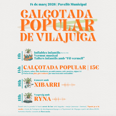 Calçotada popular - Vilajuïga 2026