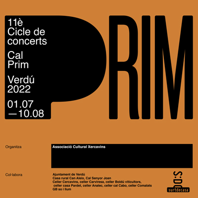 Cicle de Concerts a Cal Prim, verdú, 2022