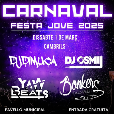 Festa Jove de Carnaval a Cambrils, 2025