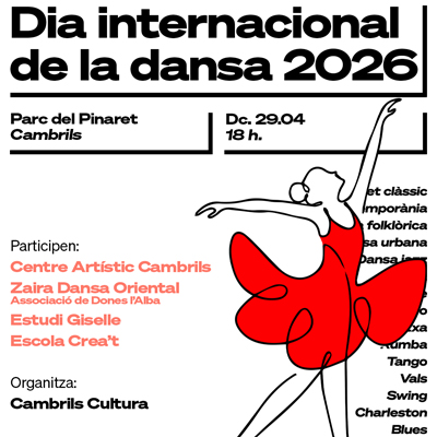 Dia Internacional de la Dansa a Cambrils, 2026