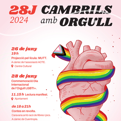 Dia Internacional de l'Orgull LGBTI+ a Cambrils, LGBTI+, Cambrils, Cambrils amb Orgull, 2024