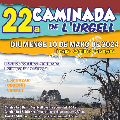 22a Caminada de l'Urgell, Agrupació Excursionista de l'Urgell, 2024