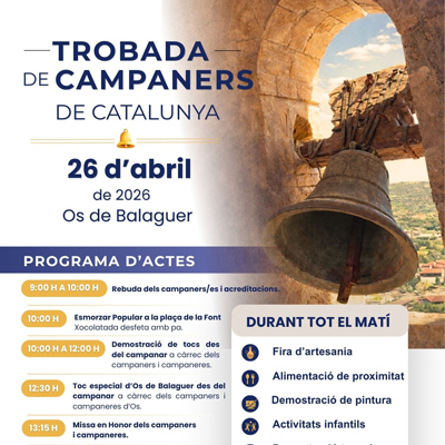 Trobada de Campaners a Os de Balaguer, 2026