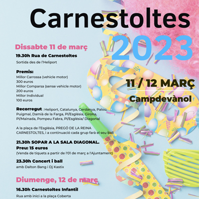 Carnestoltes a Campdevànol, 2023