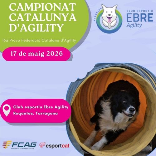 16a prova del Campionat de Catalunya d'Agility, Campionat de Catalunya d'Agility, Agility, 2026