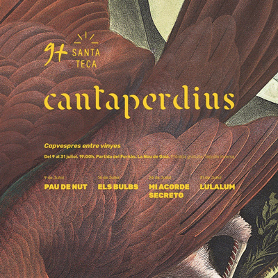 Cantaperdius, Santa Teca, Nou de Gaià, 2022