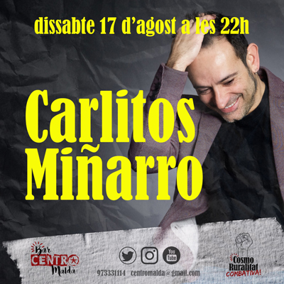 Concert de Carlitos Miñarro al Bar Centro, Maldà, 2024