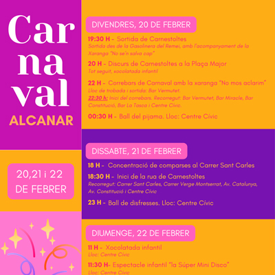 Carnaval - Alcanar 2026