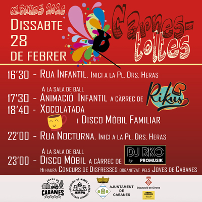 Carnaval - Cabanes 2026